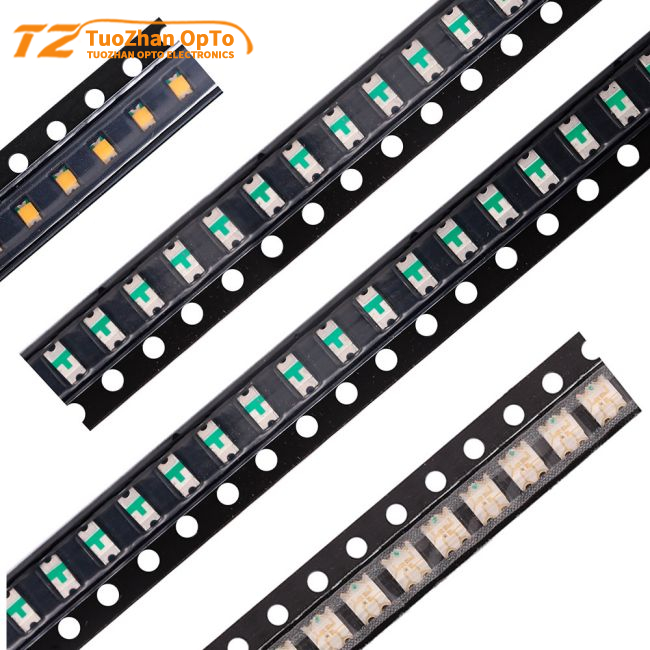 High-Brightness SMD LED Lamp Beads | 0603 Pure Green & 1606 Emerald Green Side View | 0602 Pure Green Side Emitting Color